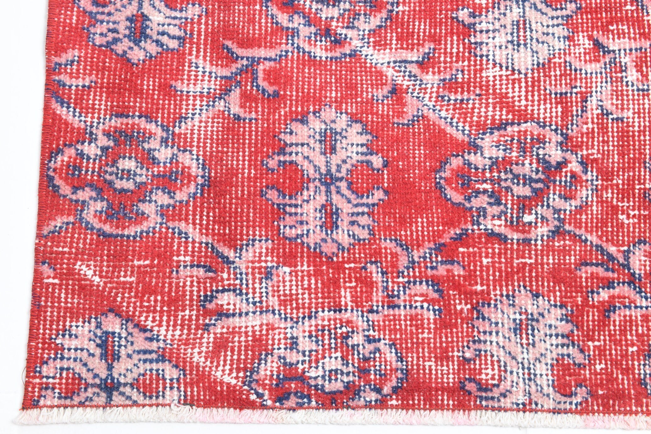 2' x 7' Red Turkish Vintage Runner Rug  |  RugReform