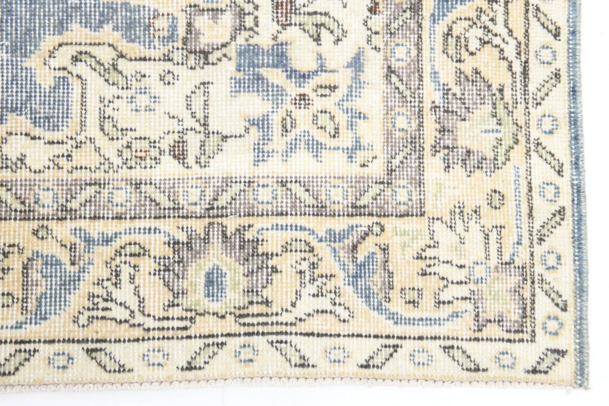 3' x 7' Blue Turkish Vintage Rug  |  RugReform