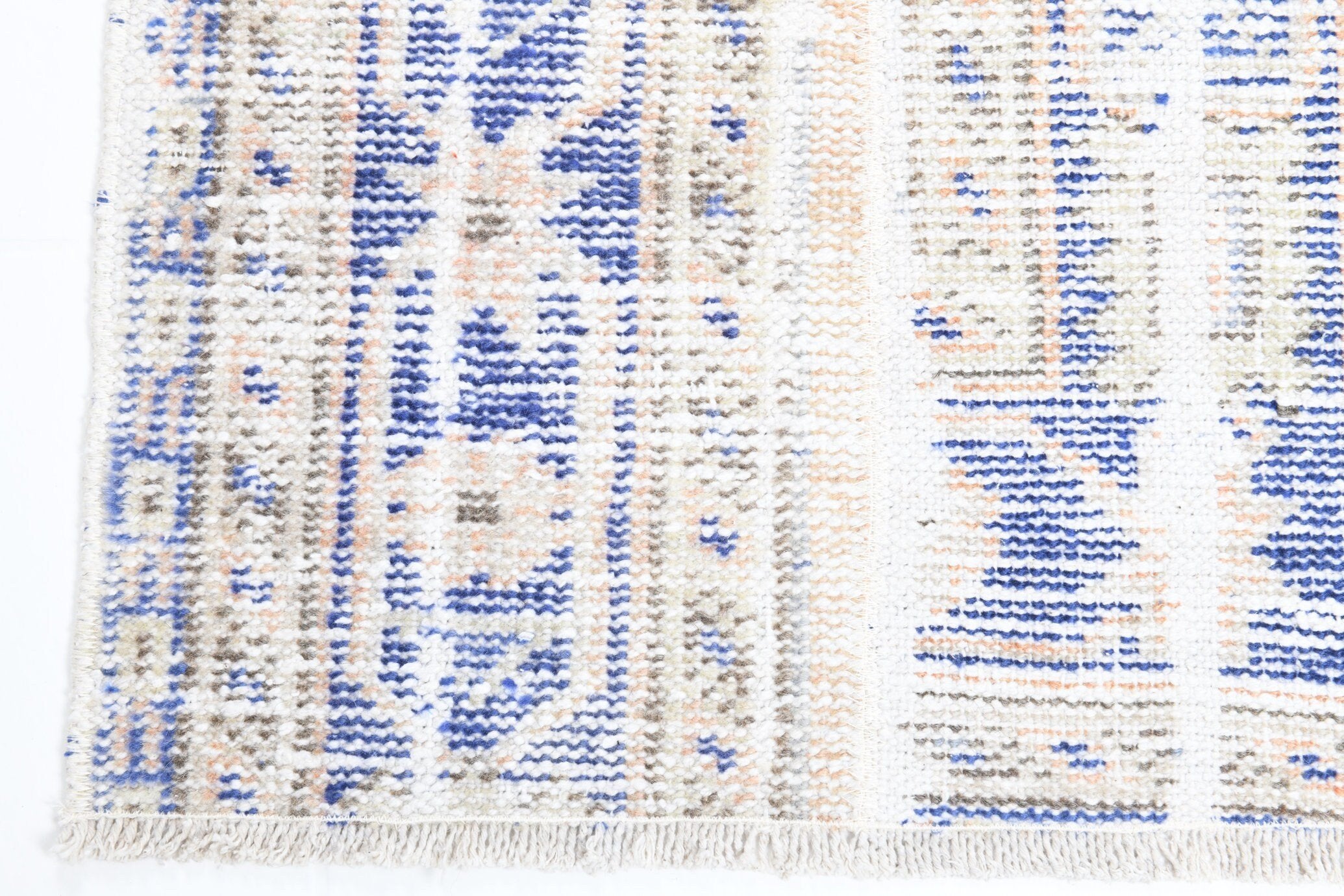 1' x 2' Blue Turkish Vintage Runner Rug  |  RugReform