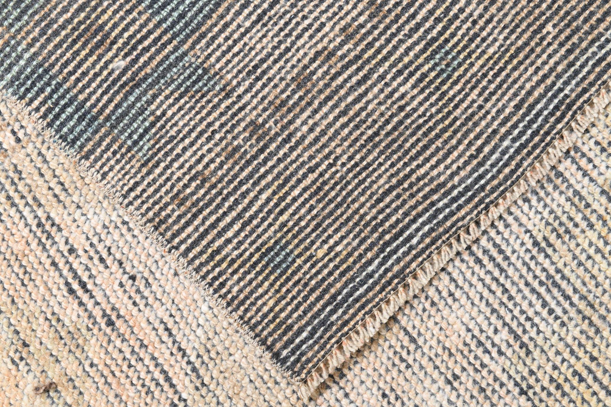 2' x 10' Tan-Ivory Turkish Vintage Runner Rug  |  RugReform