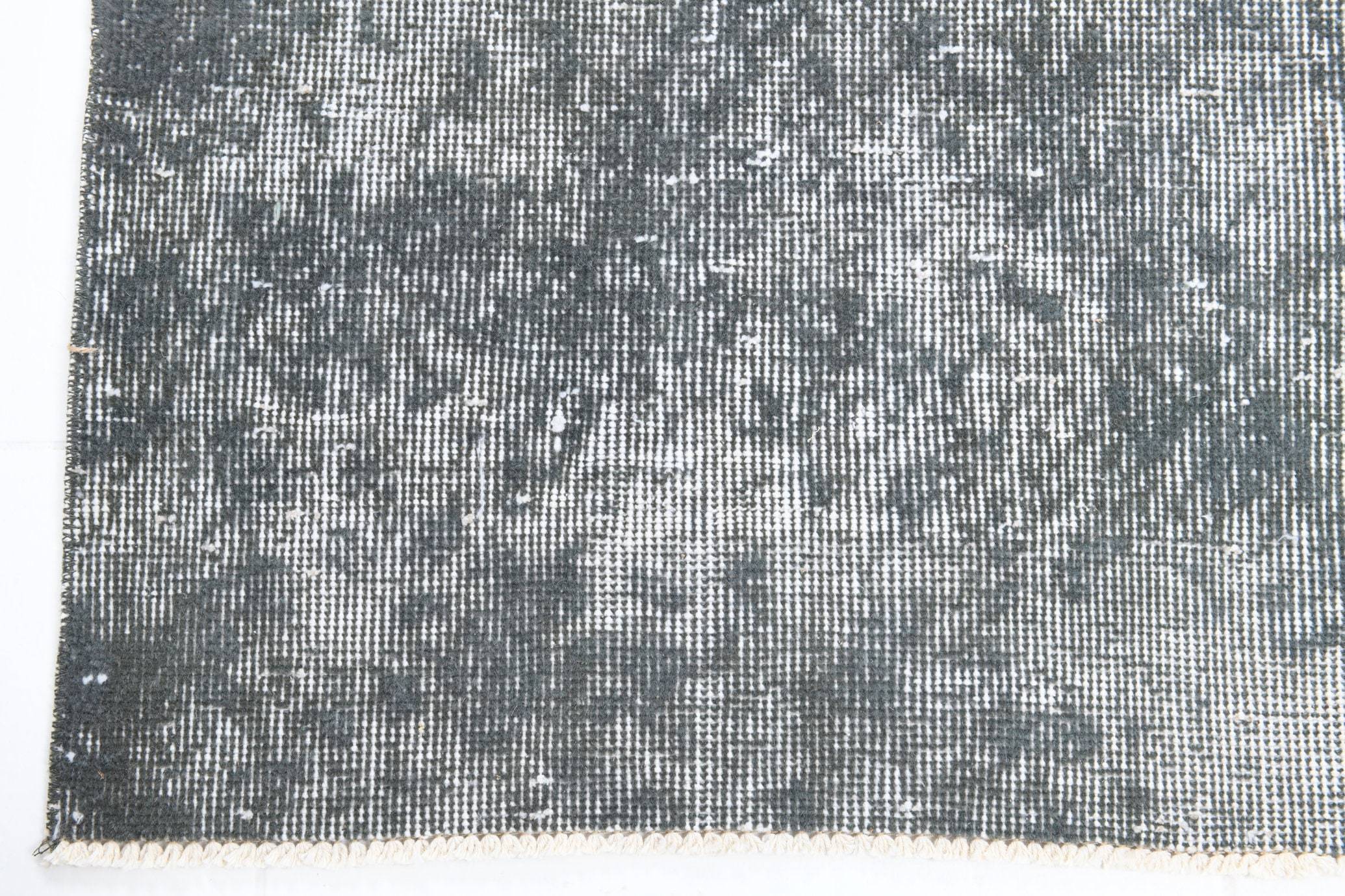 2' x 5' Black-Gray Turkish Vintage Runner Rug  |  RugReform