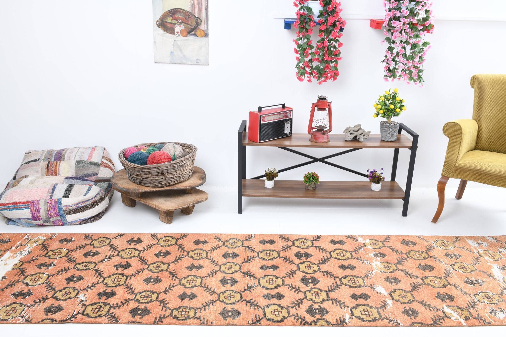 2' x 11' Red Turkish Vintage Runner Rug  |  RugReform