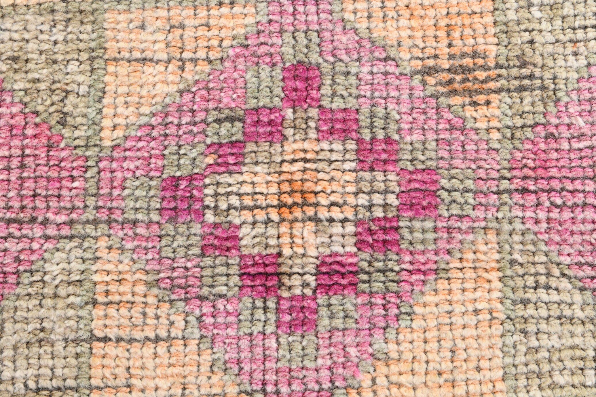 2' x 12' Vintage rug, Cotton Vintage rug, Country-Farmhouse Vintage rug, Entryway-Hallway Vintage rug, Geometric Vintage rug, Kids Vintage rug, Kitchen-Dining Vintage rug, Living Room Vintage rug, Office Vintage rug, Pink Vintage rug, Vintage Herki, Wool Vintage rug, Vintage rug