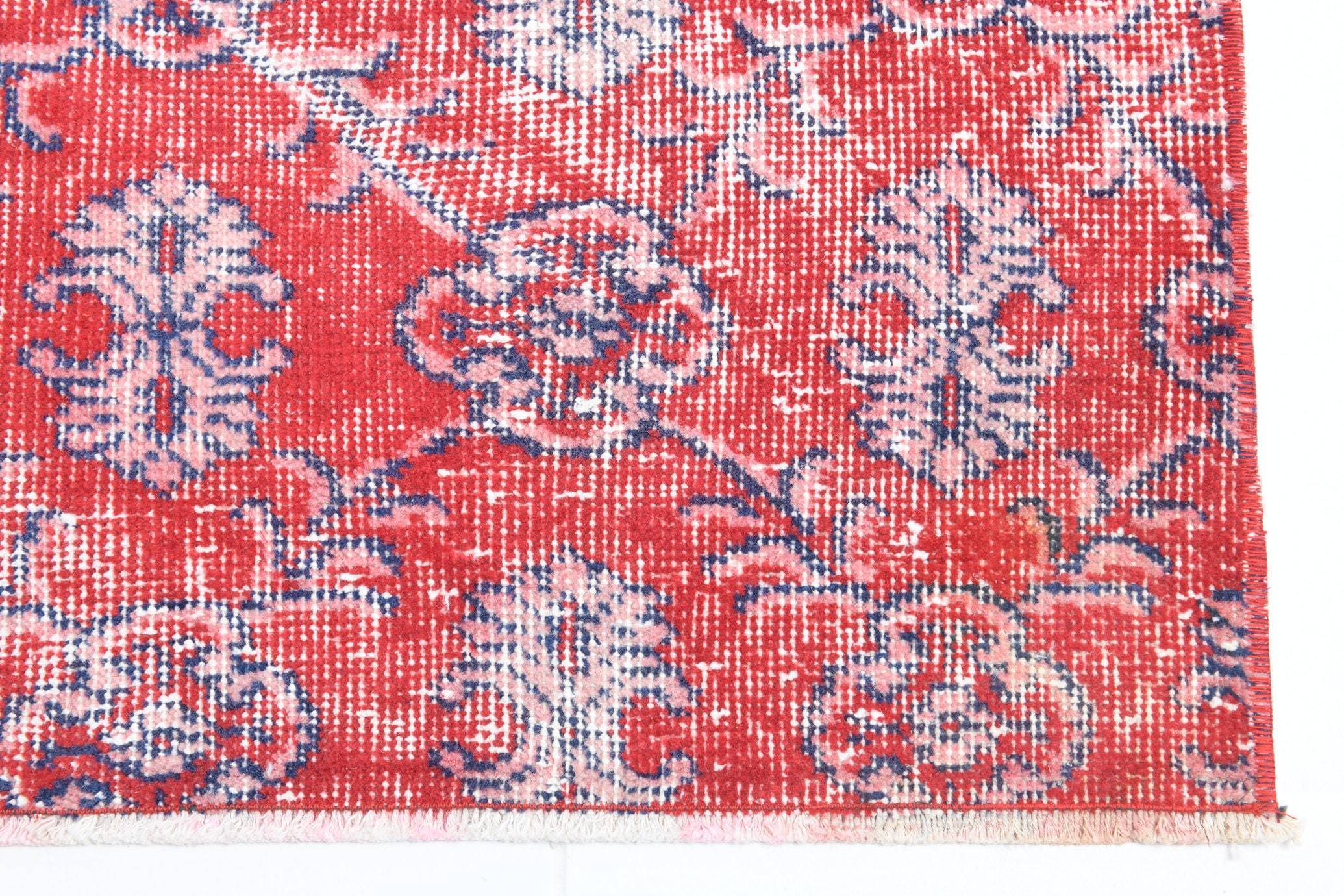 2' x 7' Red Turkish Vintage Runner Rug  |  RugReform