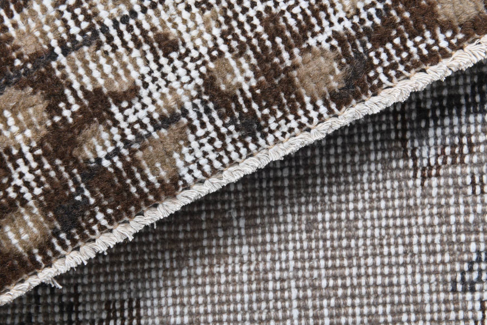 2' x 9' Brown Turkish Vintage Runner Rug  |  RugReform