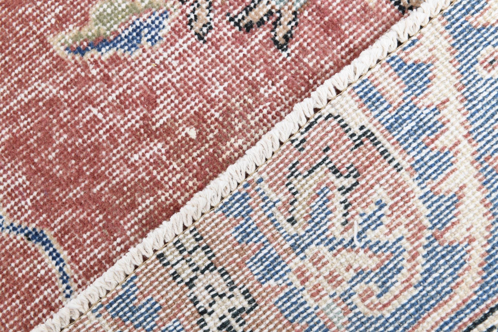 6' x 11' Vintage rug, Blue Vintage rug, Cotton Vintage rug, Dorm Vintage rug, Kids Vintage rug, Kitchen-Dining Vintage rug, Living Room Vintage rug, Office Vintage rug, Persian Vintage rug, Retro Vintage rug, Vintage, Wool Vintage rug, Vintage rug
