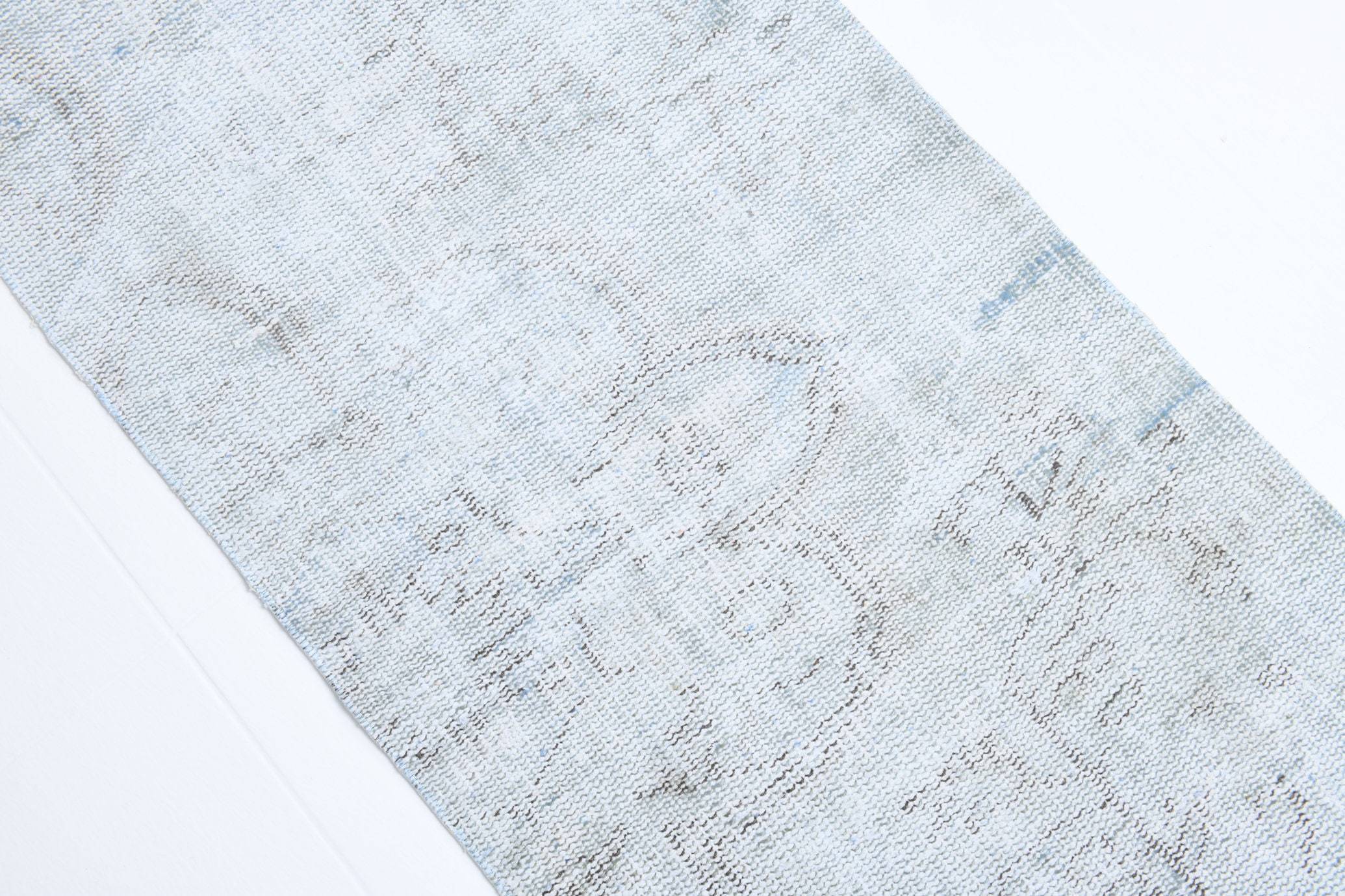 2' x 8' Blue Turkish Vintage Runner Rug  |  RugReform