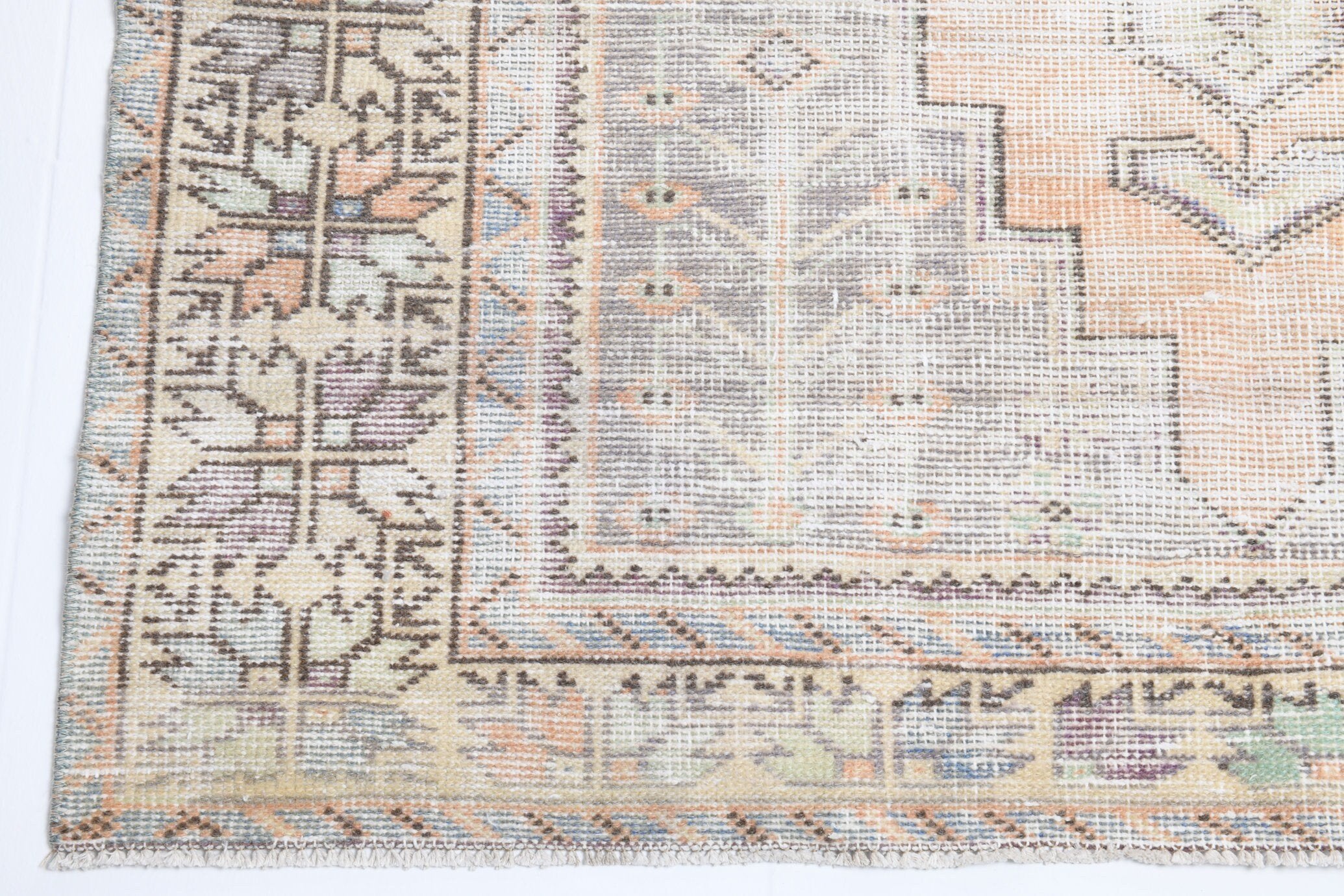 4' x 7' Multi Color Turkish Vintage Rug  |  RugReform