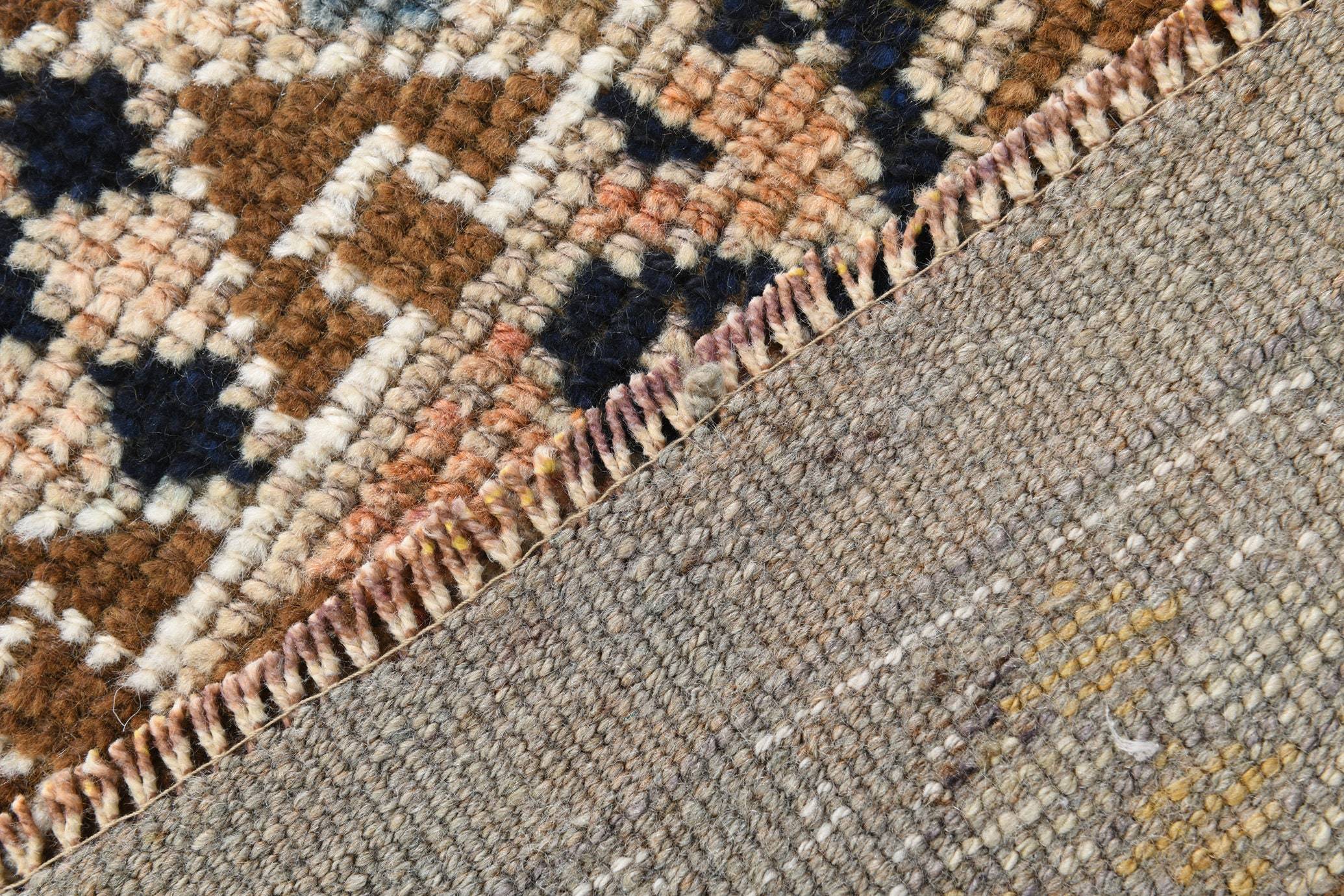 2' x 9' Brown Turkish Vintage Herki Rug  |  RugReform