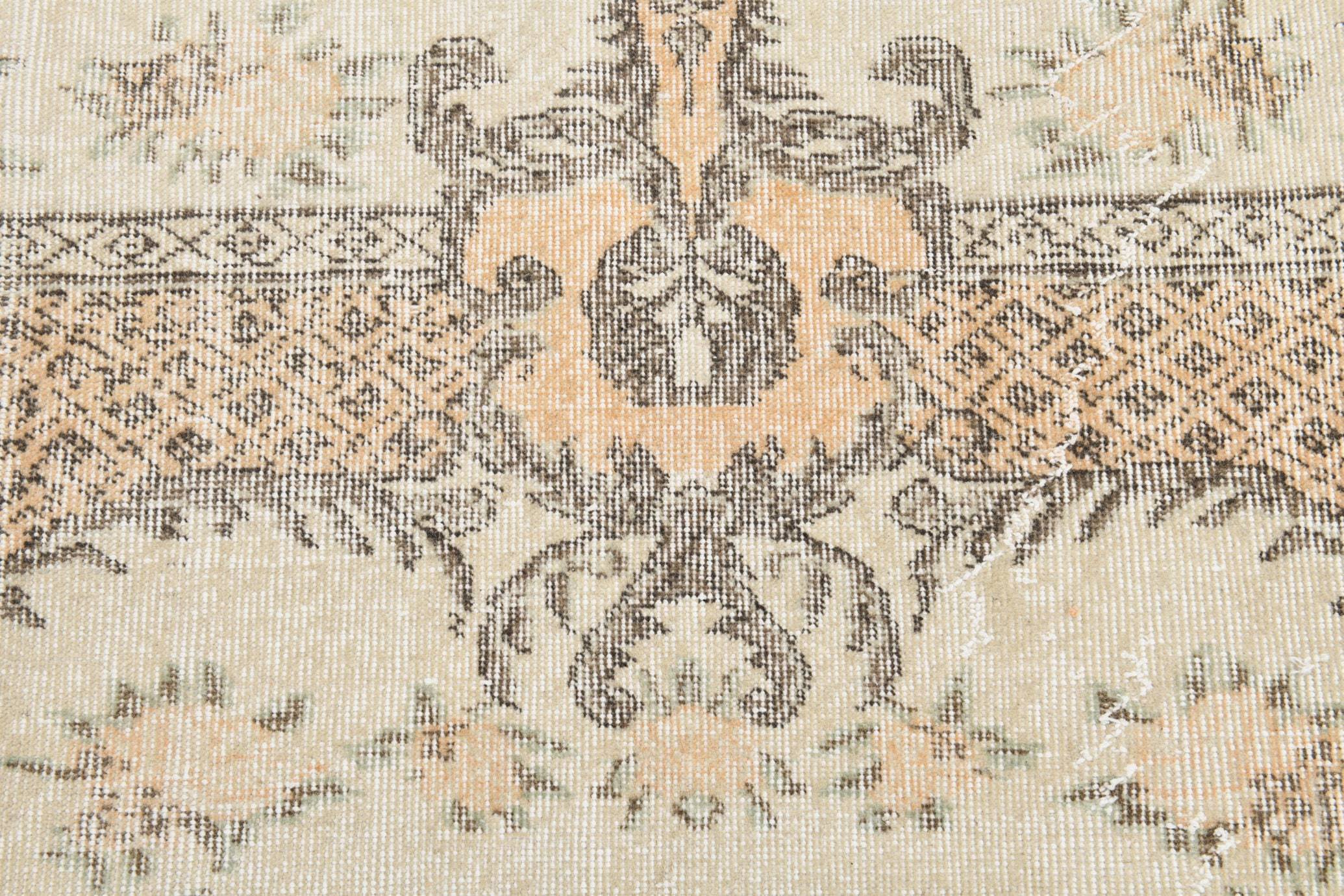 6' x 10' Brown Turkish Vintage Rug  |  RugReform