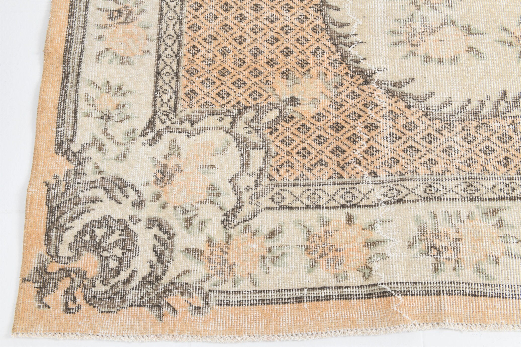 6' x 10' Brown Turkish Vintage Rug  |  RugReform