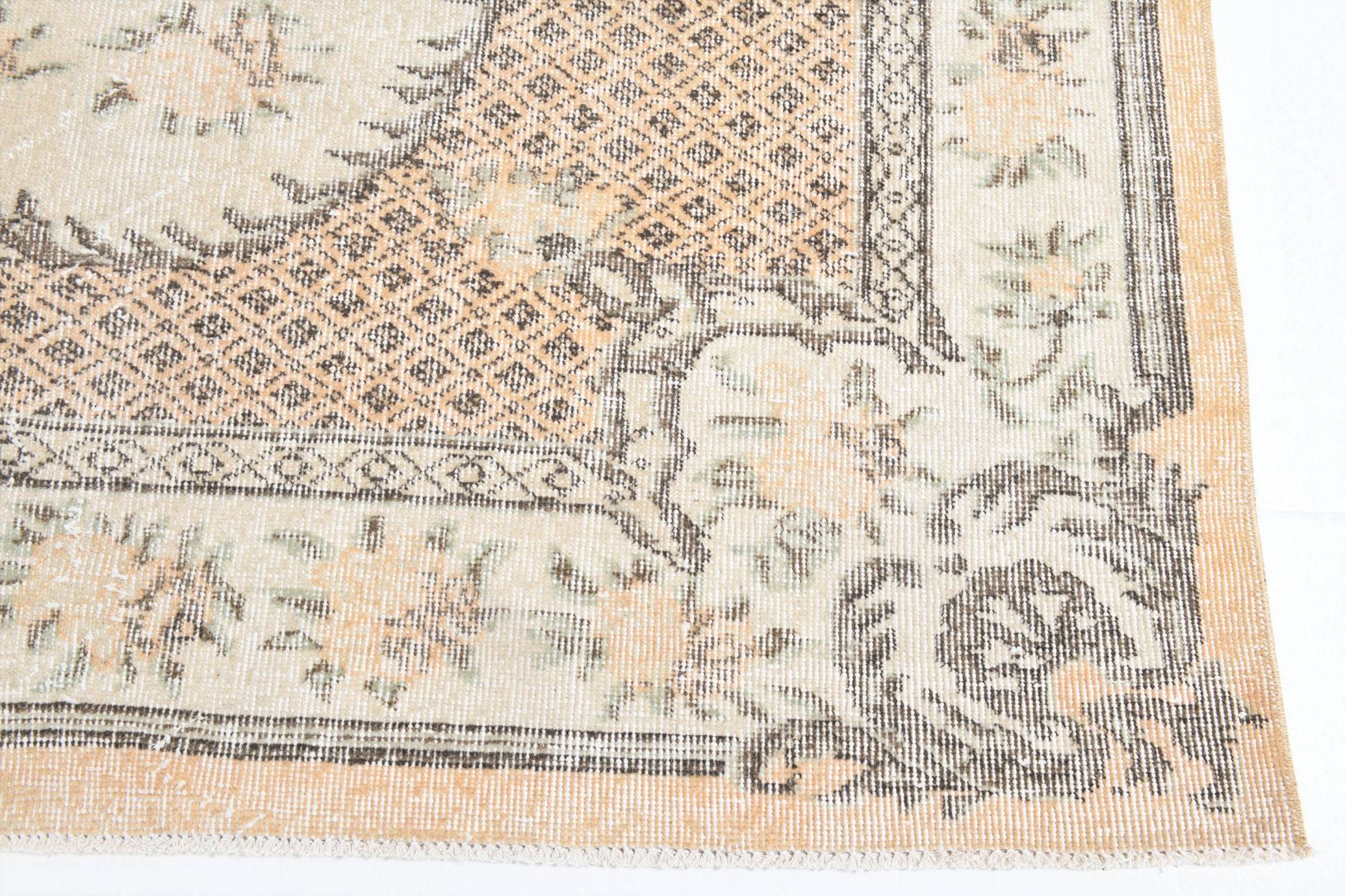 6' x 10' Brown Turkish Vintage Rug  |  RugReform