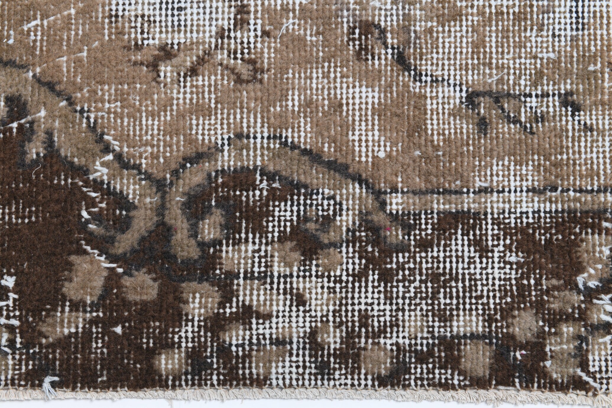 2' x 9' Brown Turkish Vintage Runner Rug  |  RugReform