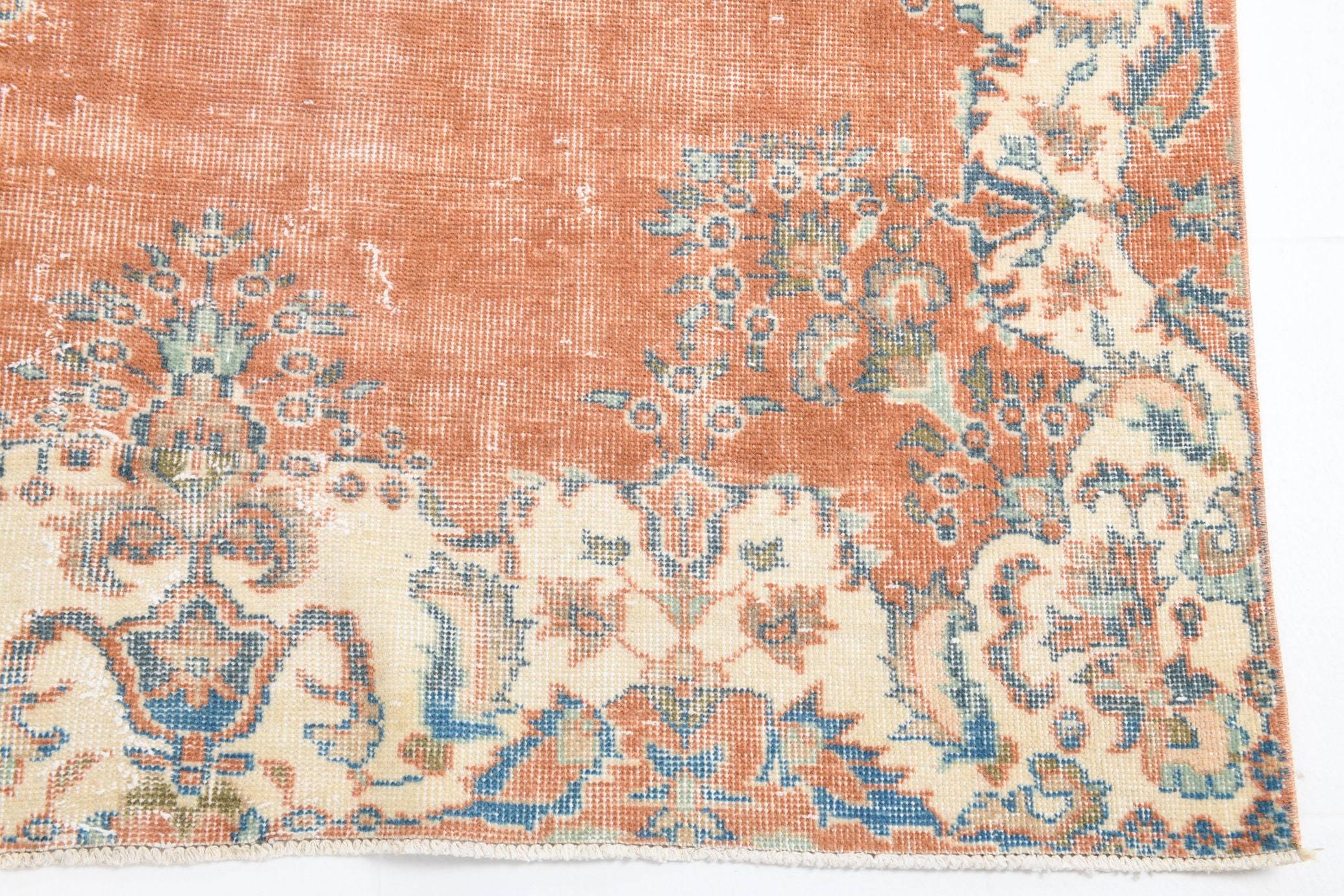 7' x 10' Red Turkish Vintage Rug  |  RugReform