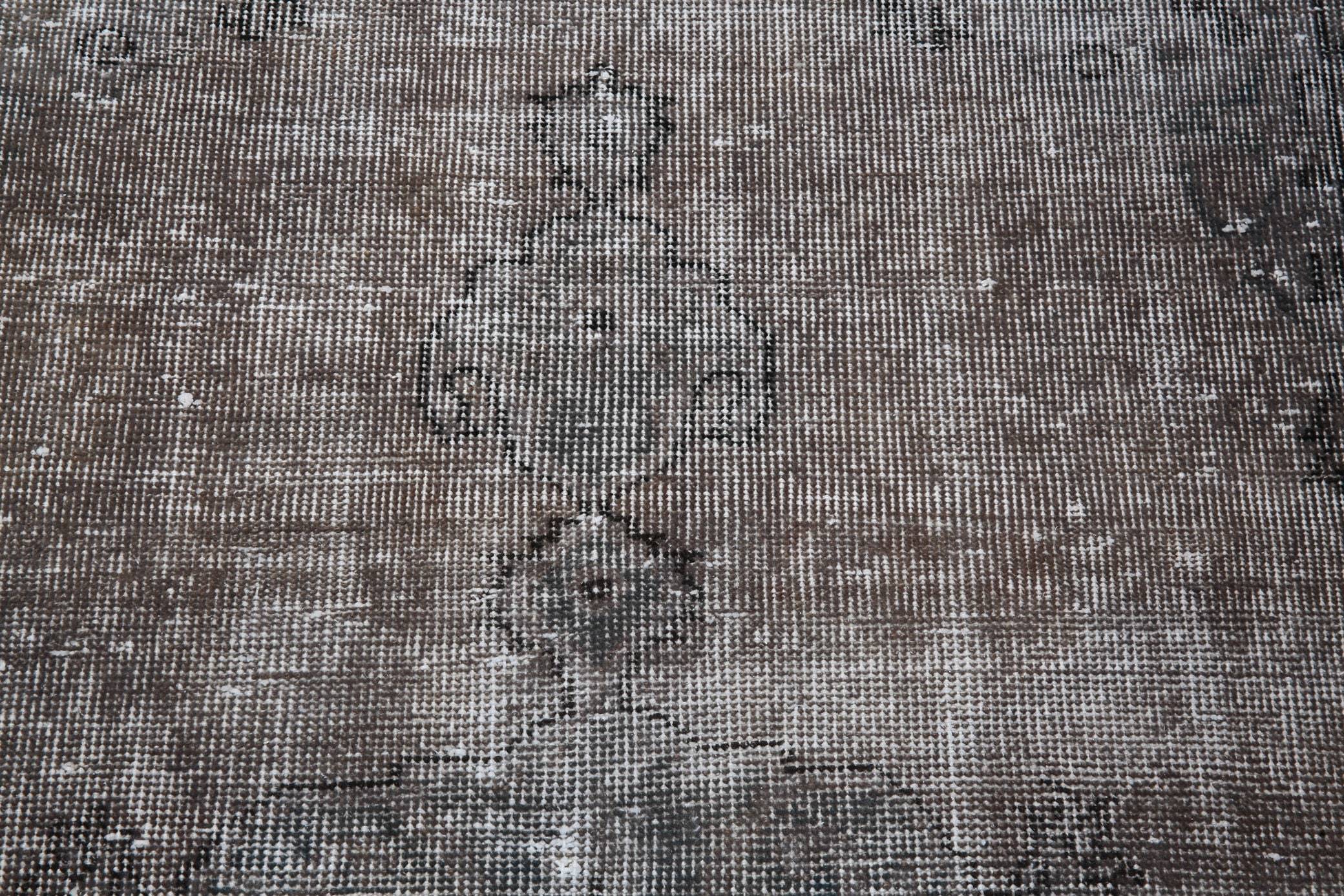 3' x 7' Black-Gray Turkish Vintage Rug  |  RugReform