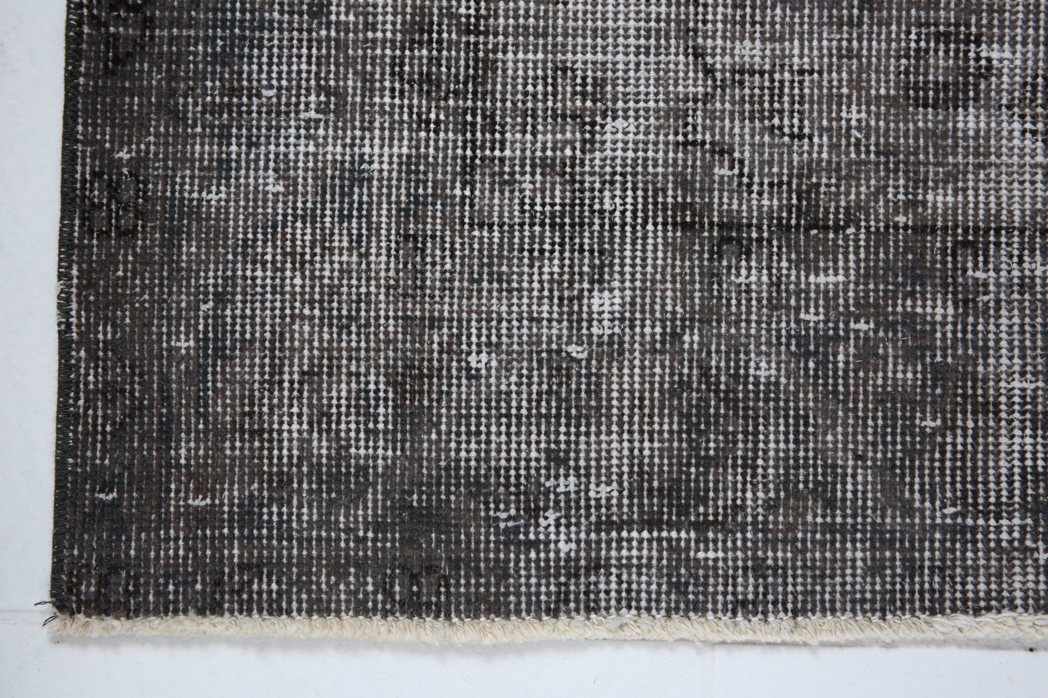 3' x 7' Black-Gray Turkish Vintage Rug  |  RugReform