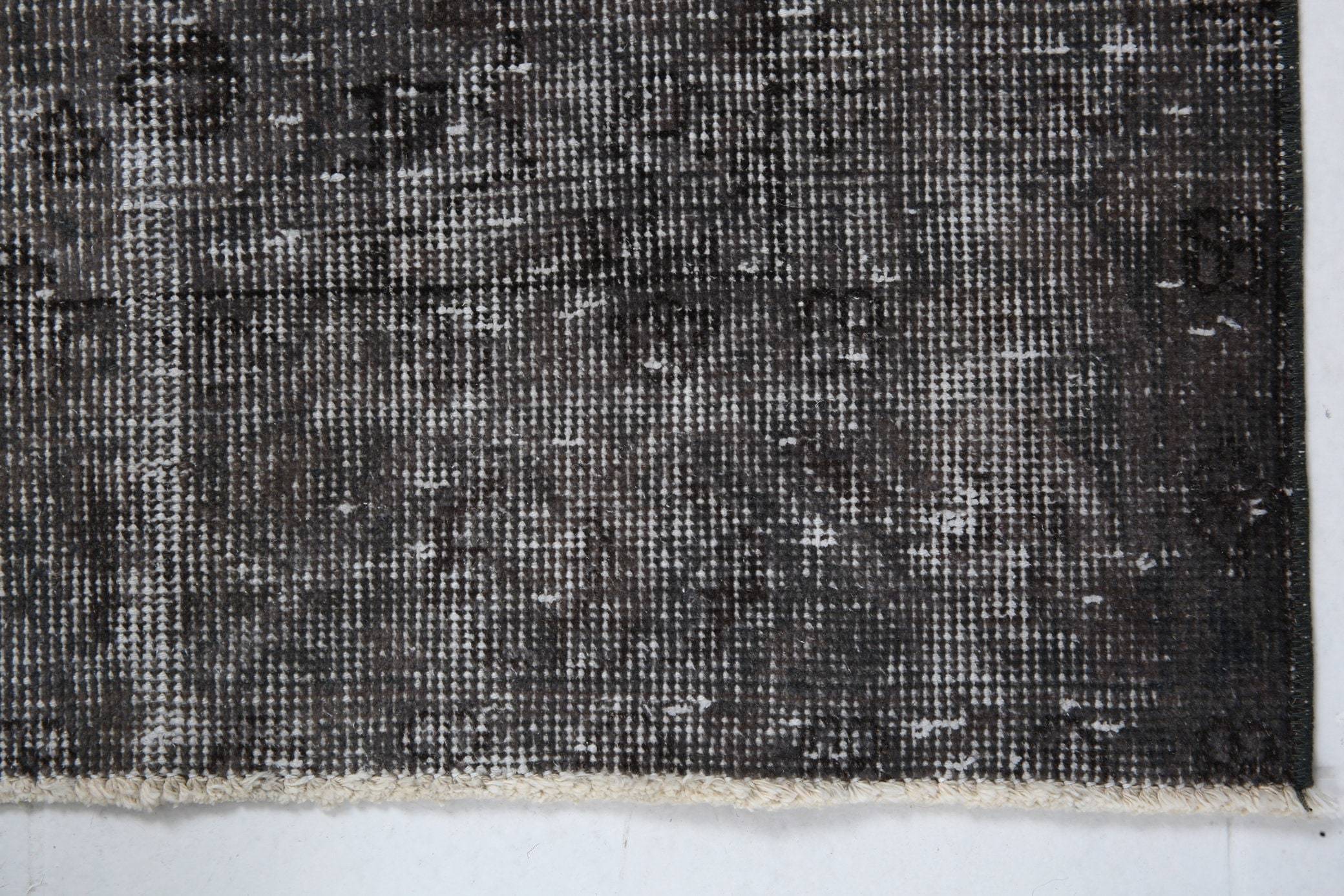 3' x 7' Black-Gray Turkish Vintage Rug  |  RugReform