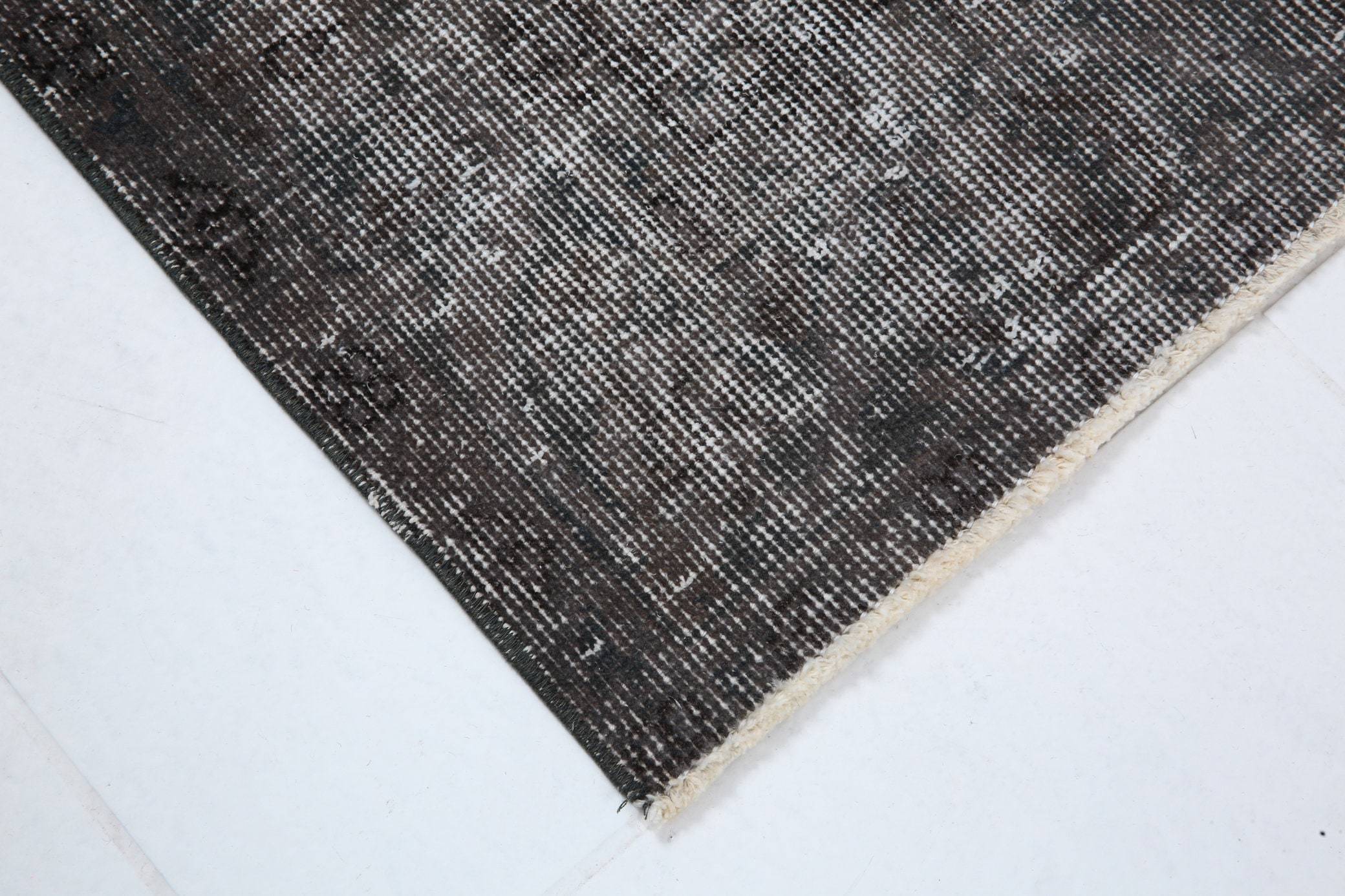 3' x 7' Black-Gray Turkish Vintage Rug  |  RugReform