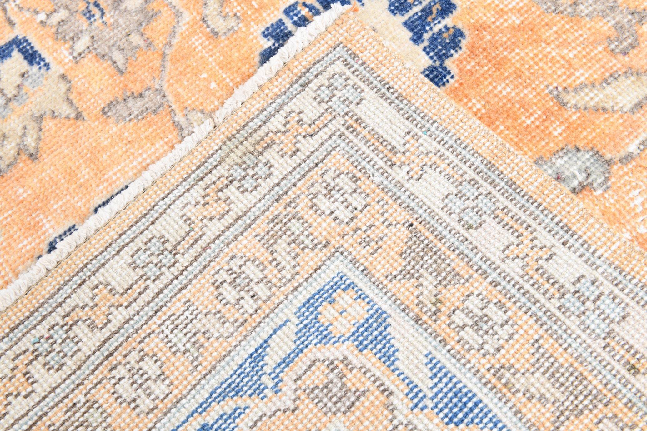 8' x 11' Blue Turkish Vintage Rug  |  RugReform