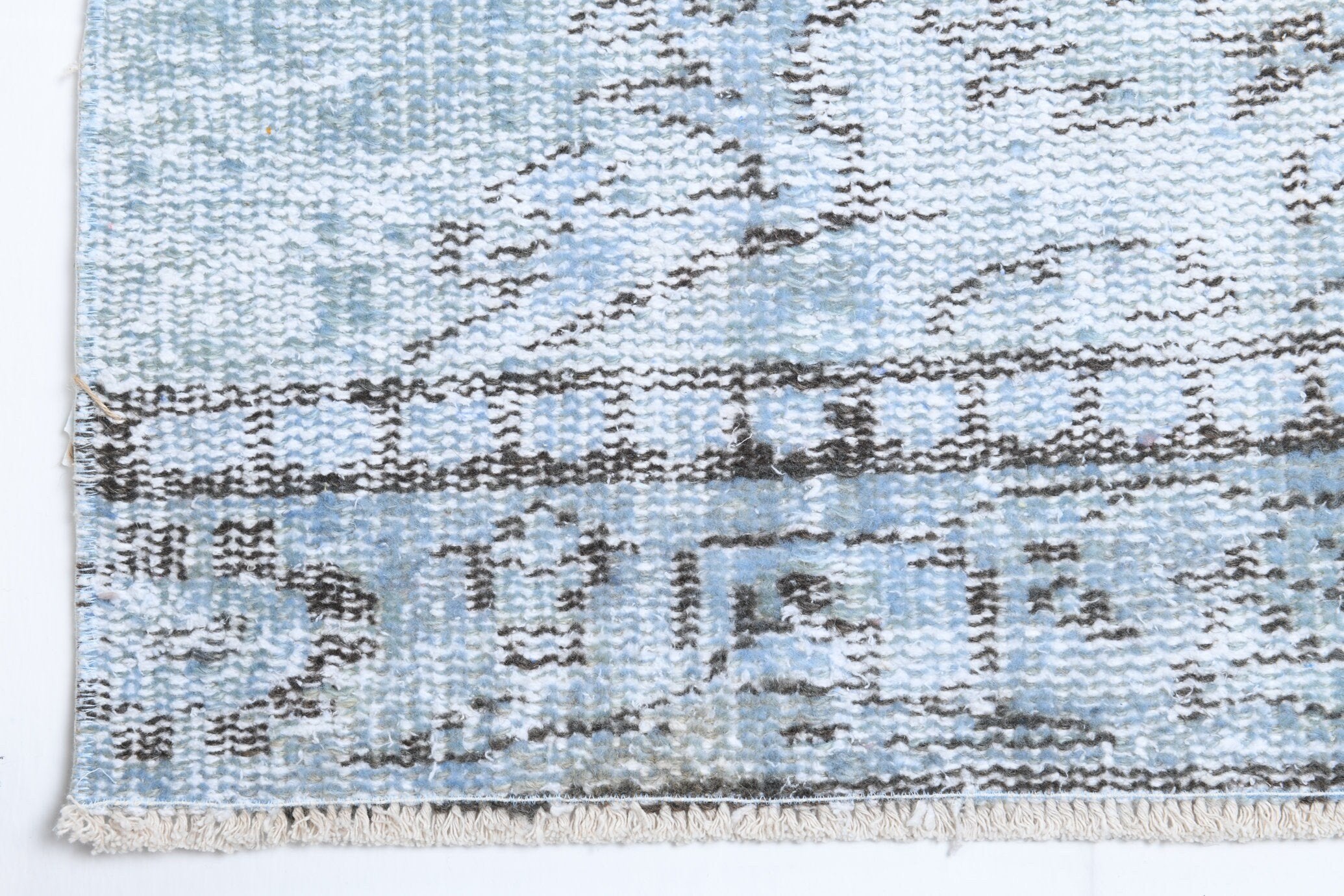 2' x 8' Blue Turkish Vintage Runner Rug  |  RugReform