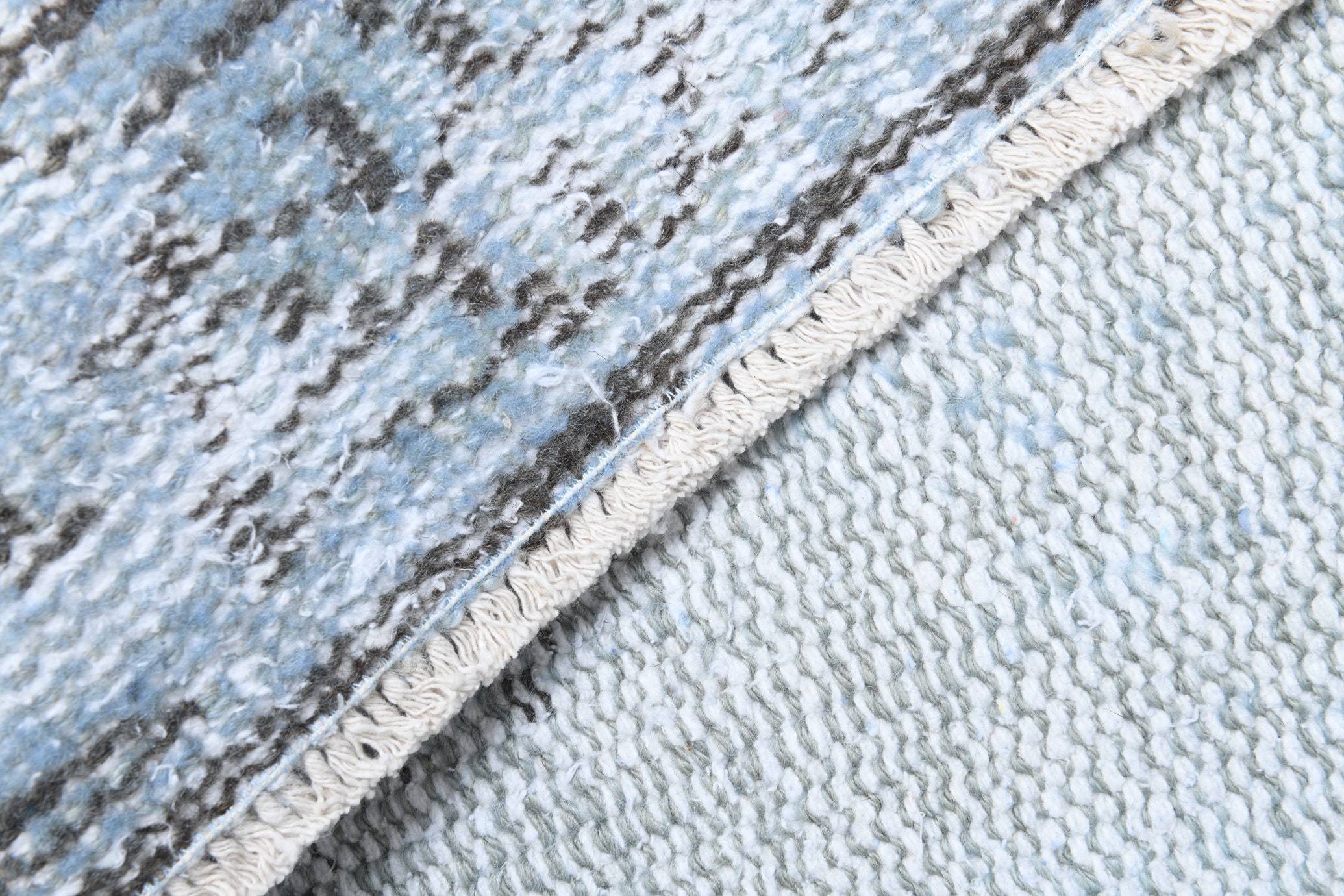 2' x 8' Blue Turkish Vintage Runner Rug  |  RugReform