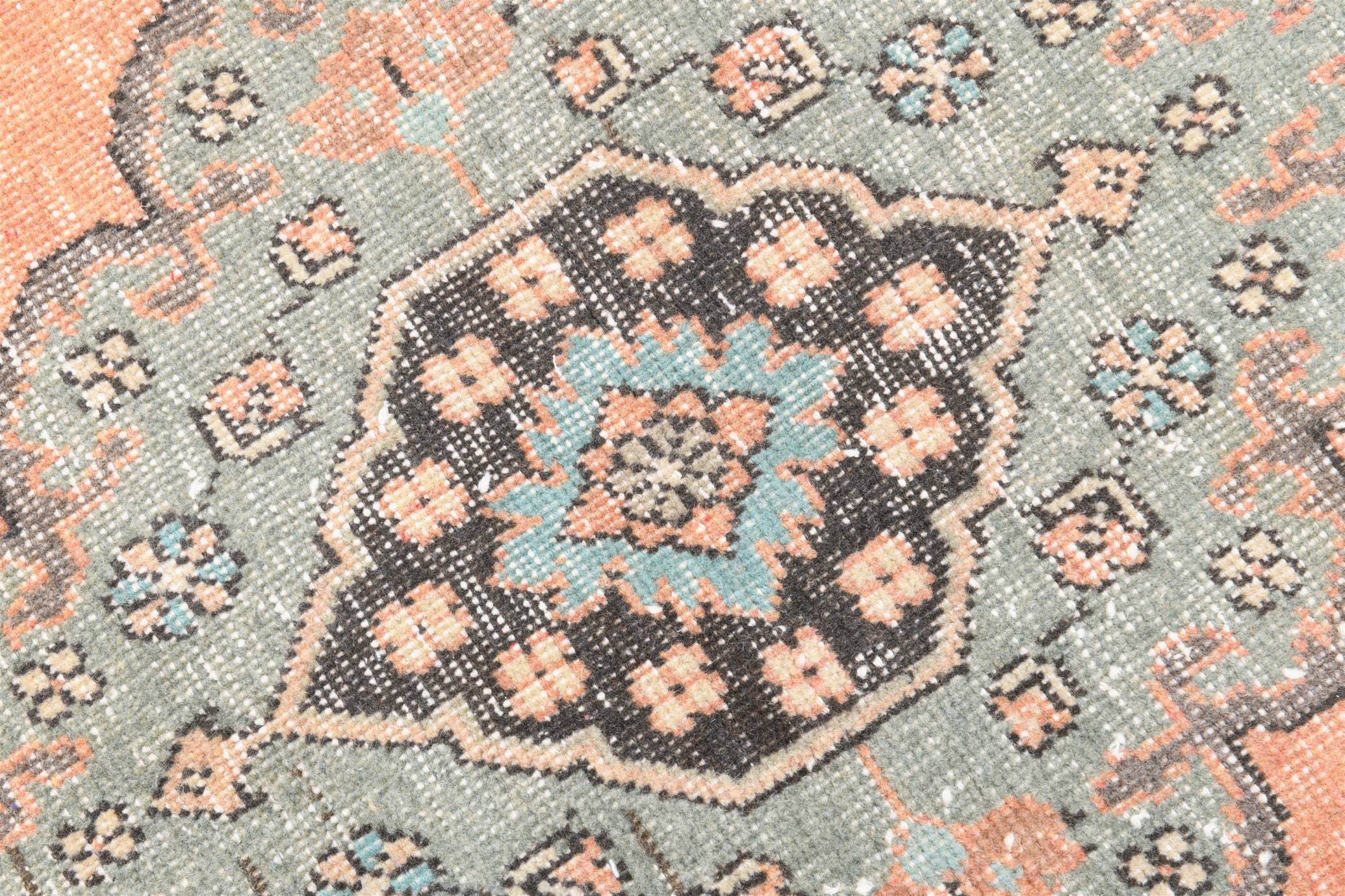 2' x 13' Tan-Ivory Turkish Vintage Runner Rug  |  RugReform