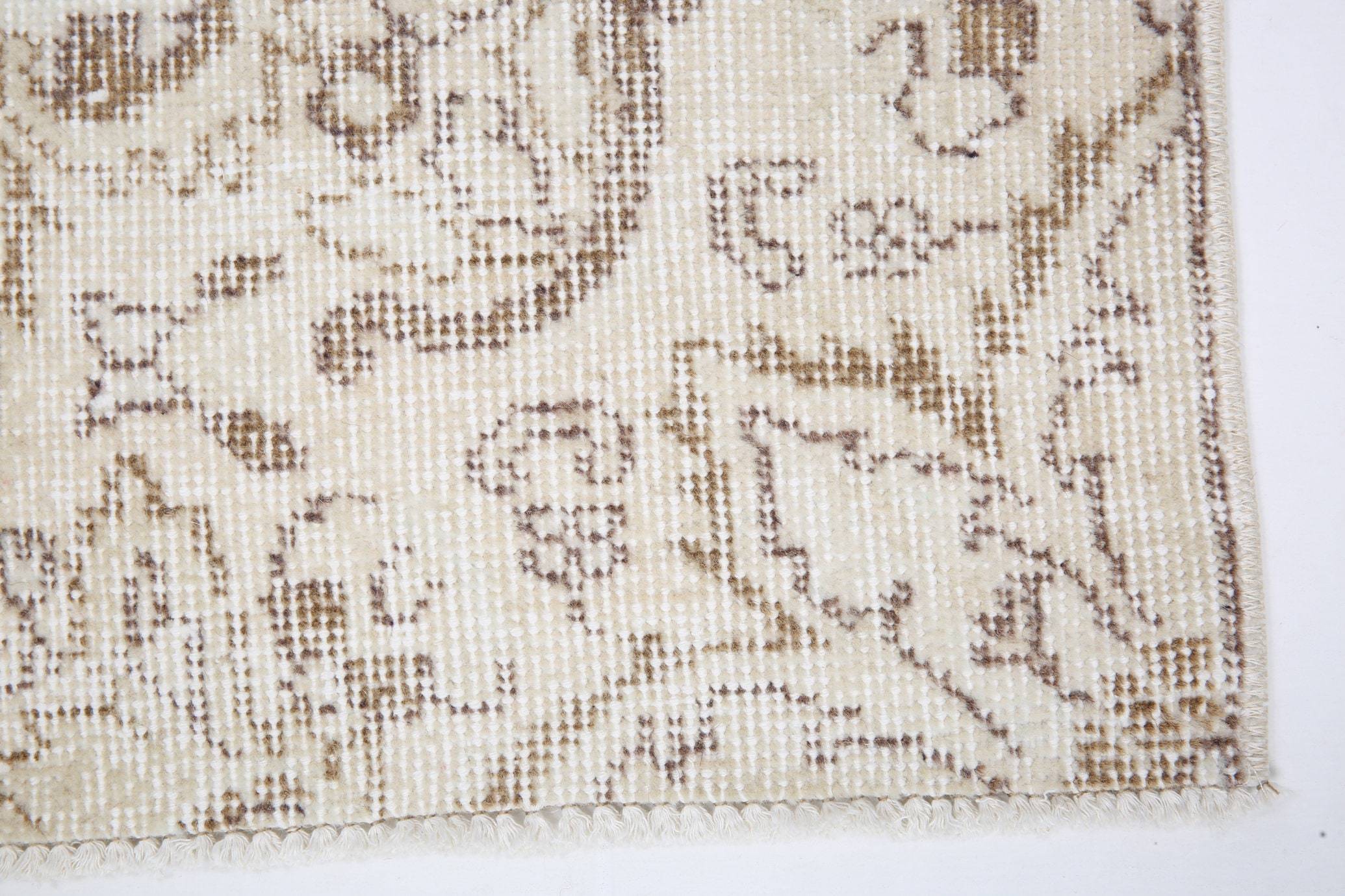 3' x 6' Tan-Ivory Turkish Vintage Rug  |  RugReform