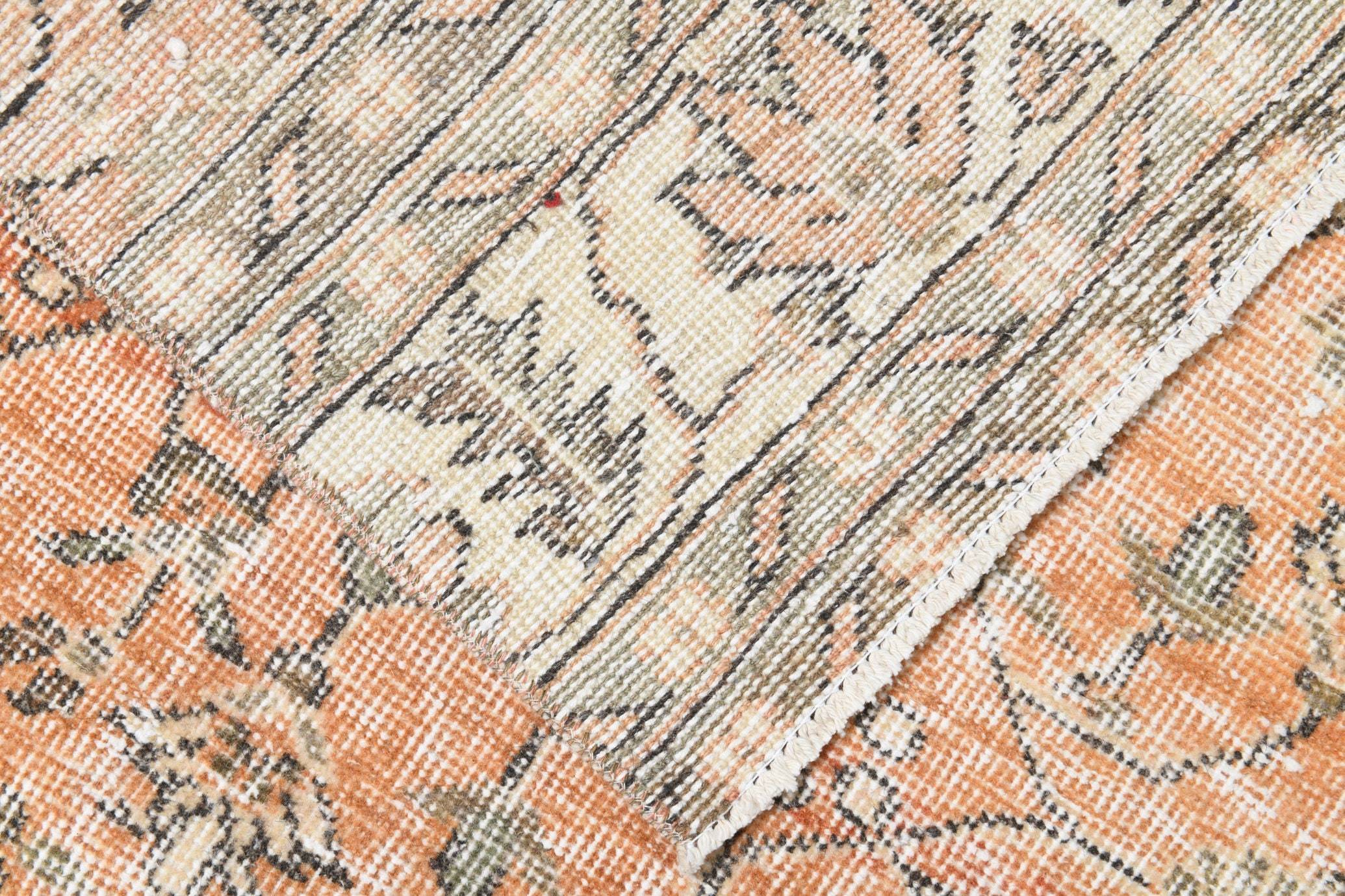 2' x 11' Tan-Ivory Turkish Vintage Runner Rug  |  RugReform
