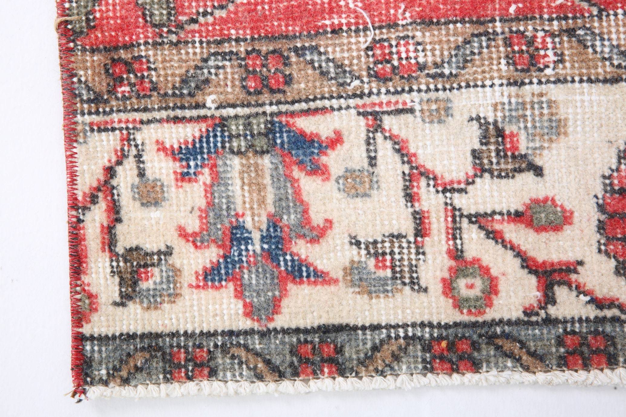 2' x 8' Red Turkish Vintage Runner Rug  |  RugReform