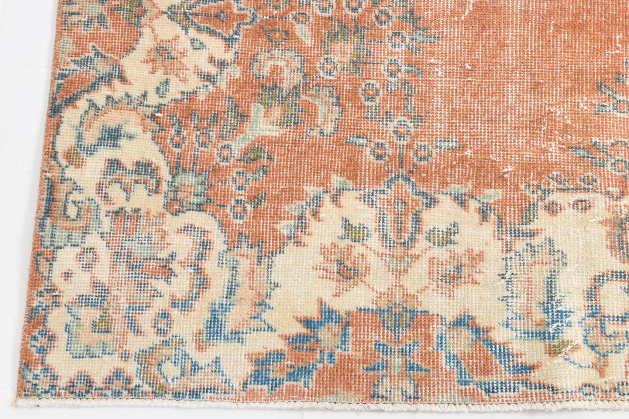 7' x 10' Red Turkish Vintage Rug  |  RugReform
