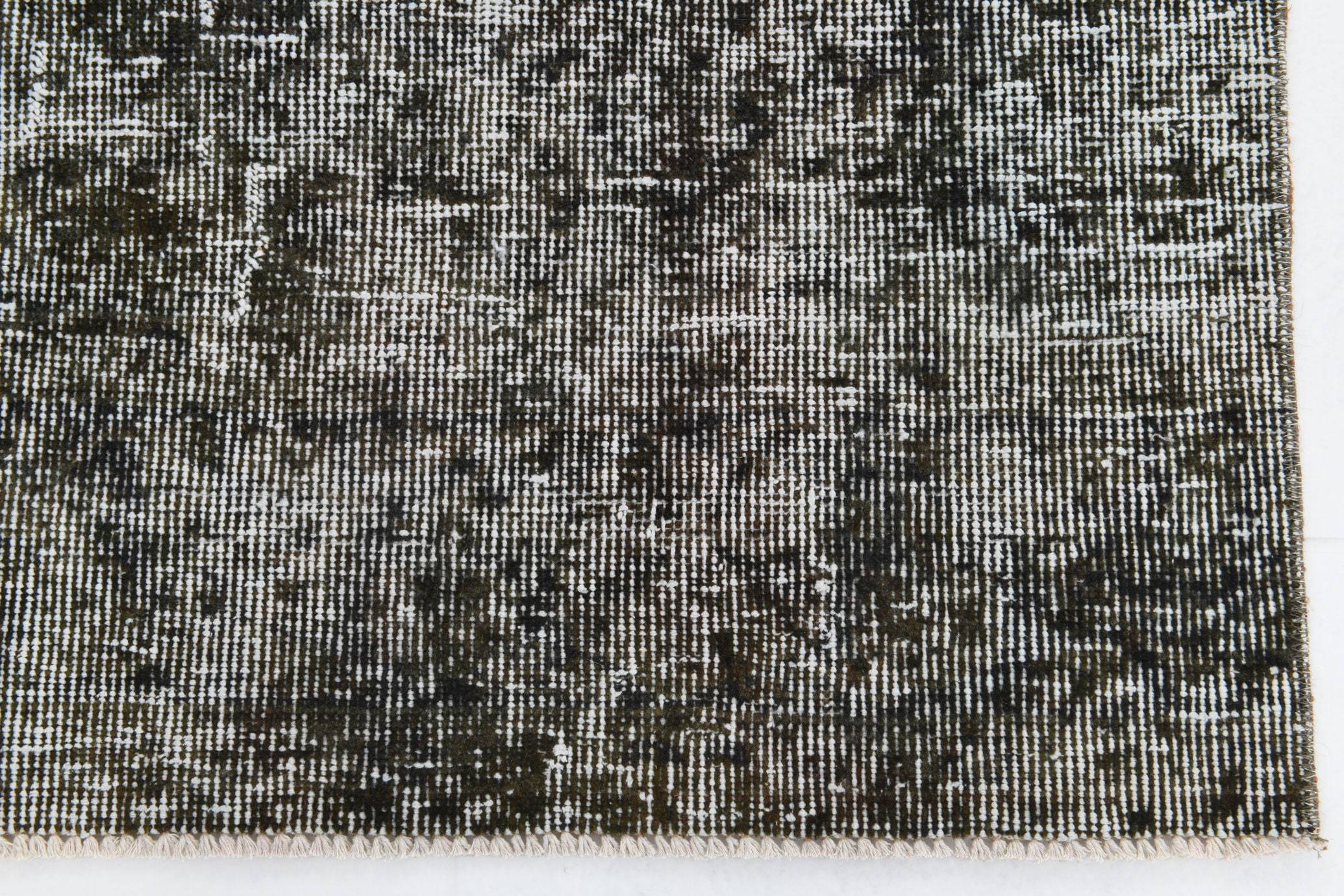 2' x 10' Black-Gray Turkish Vintage Runner Rug  |  RugReform