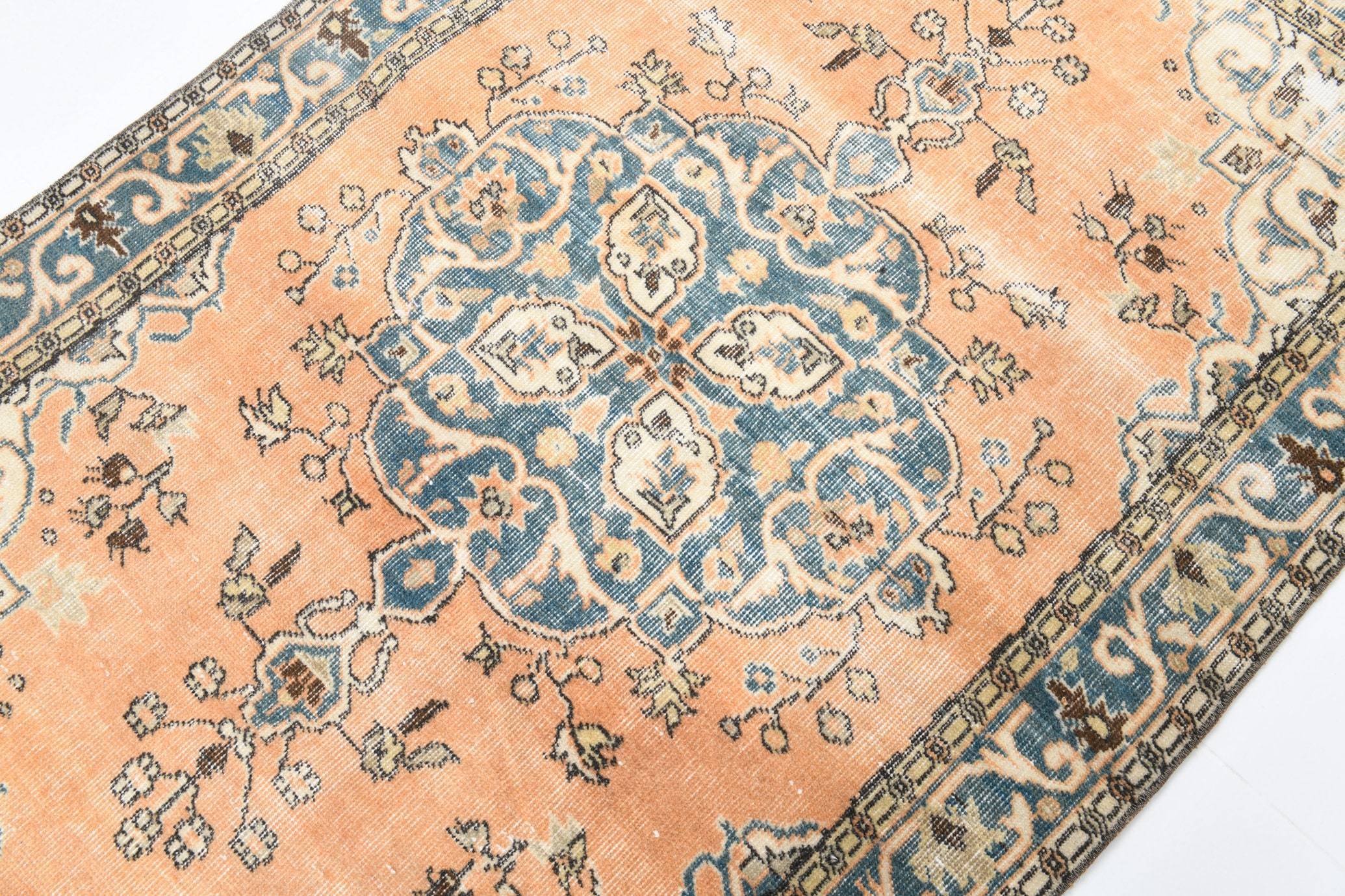 3' x 6' Tan-Ivory Turkish Vintage Rug  |  RugReform