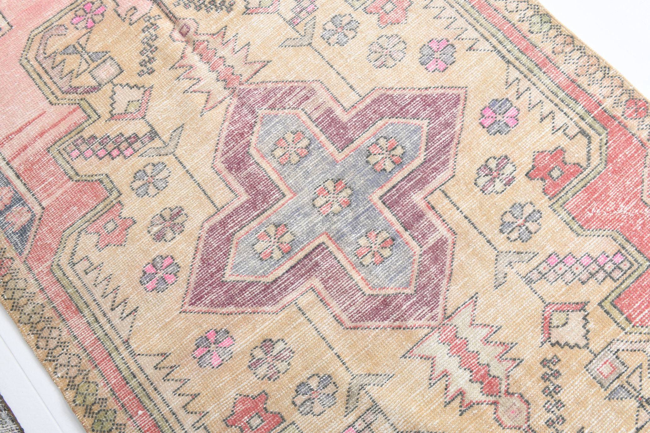 4' x 8' Yellow-Gold Turkish Vintage Rug  |  RugReform