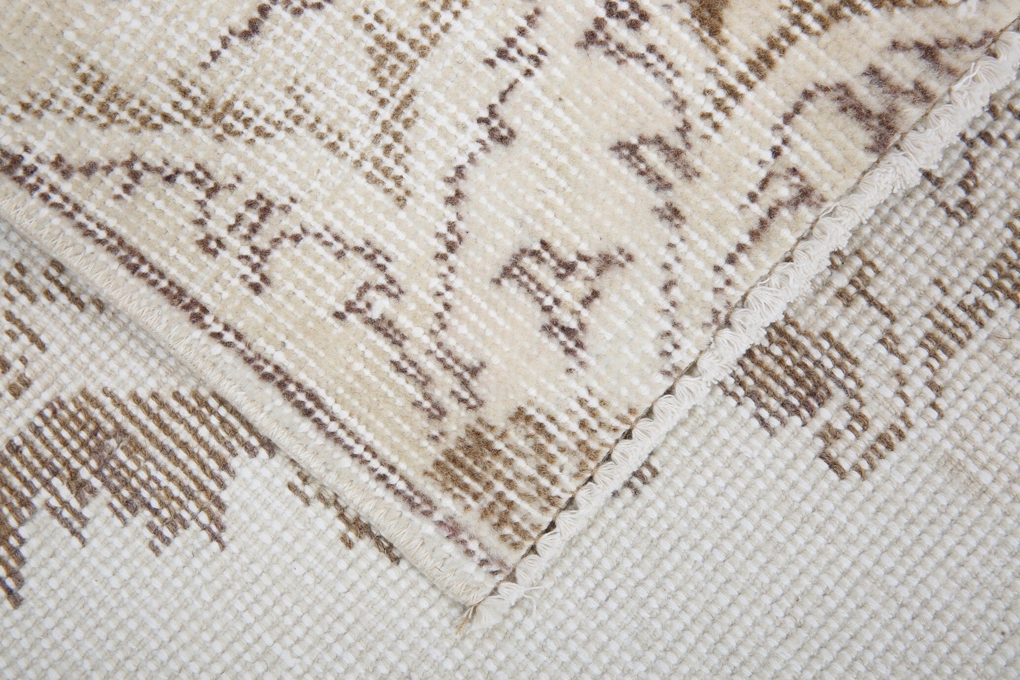 3' x 6' Tan-Ivory Turkish Vintage Rug  |  RugReform